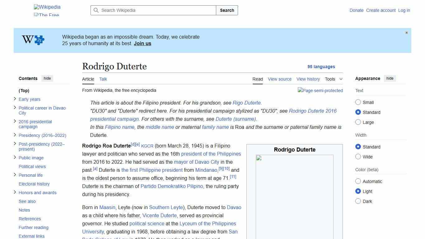 Rodrigo Duterte - Wikipedia